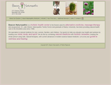 Tablet Screenshot of beaconnaturopathic.com